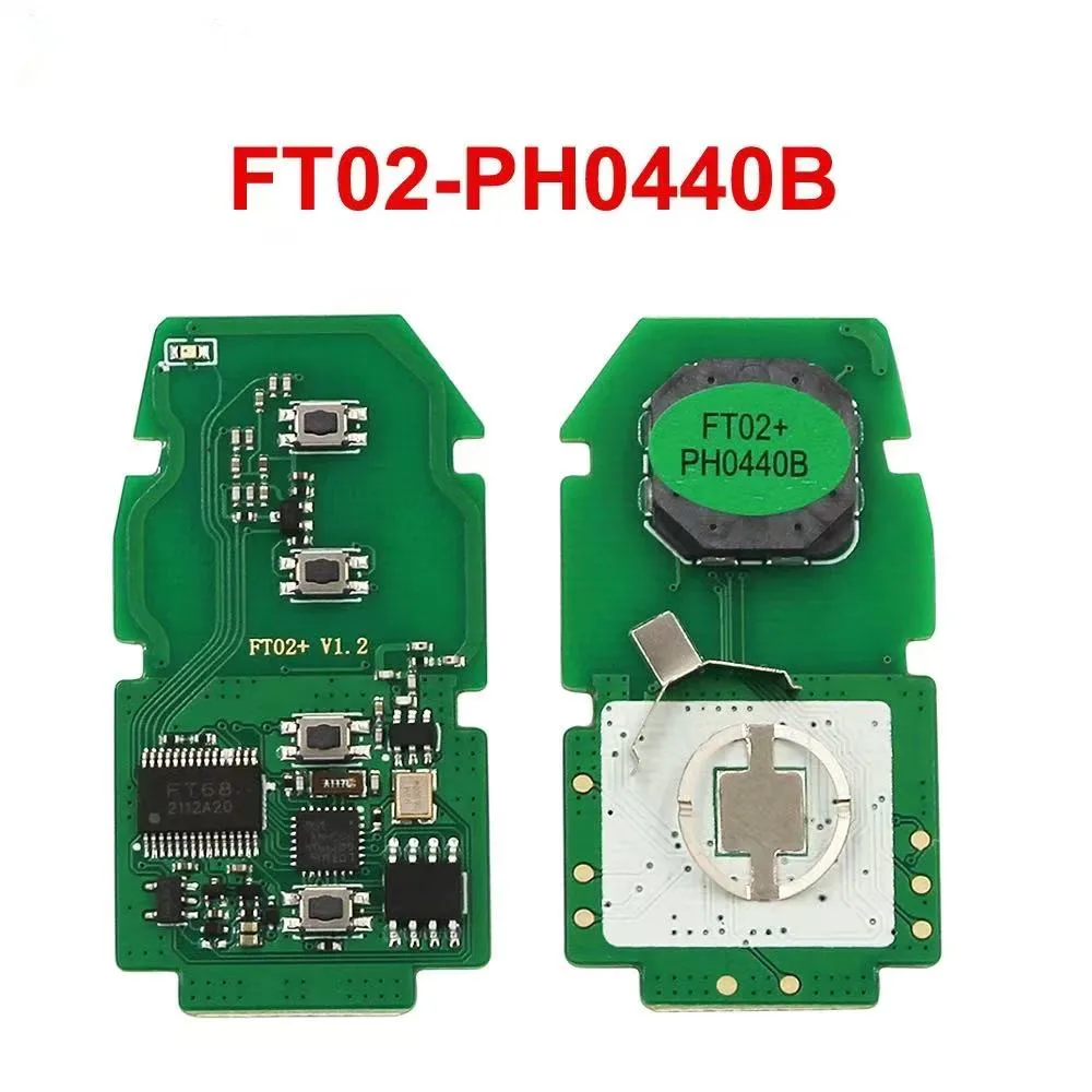 

FT02 PH0440B Lonsdor Switchable 8A Chip Update Version of FT11-H0410C 312/314/433.58/434.42Mhz For Toyota Smart Key PCB