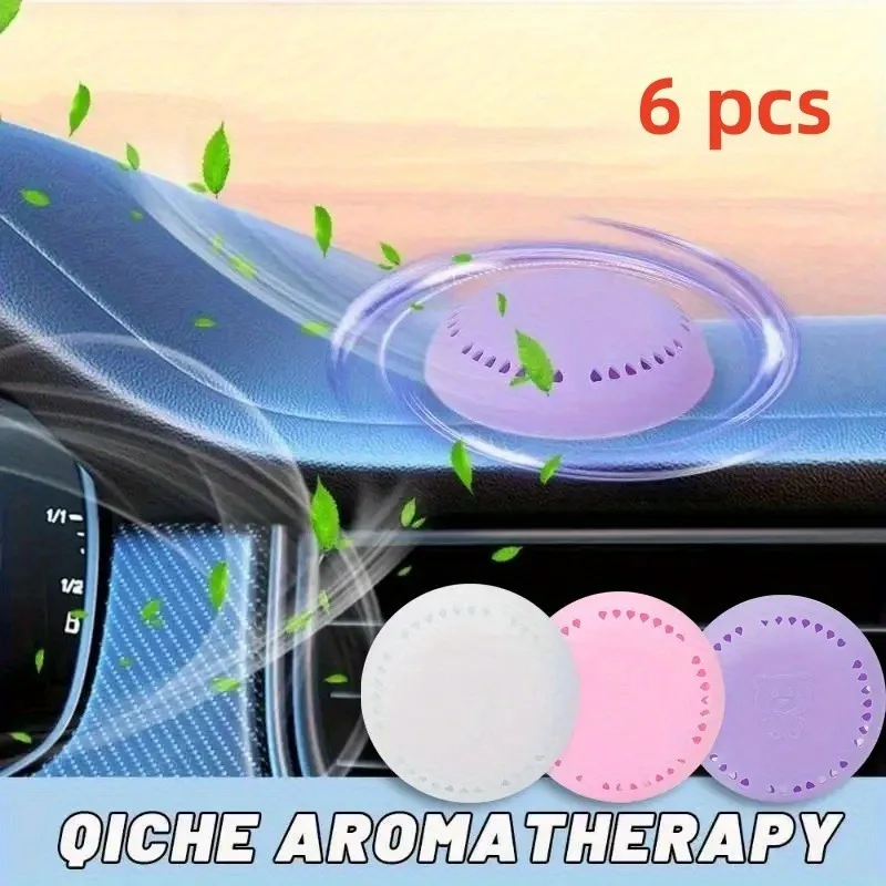 

6 ароматических таблеток + 1 коробка освежителя воздуха вишни и лаванды — подходит для автомобилей, ванных комнат, шкафов и шкафов.