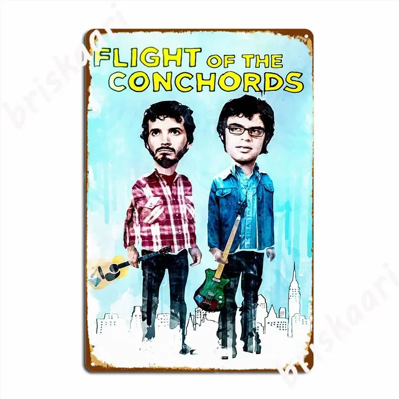 Flight Of The Conchords Metal Plaque Poster Wall Cave Create Poster Kitchen Tin Sign Poster