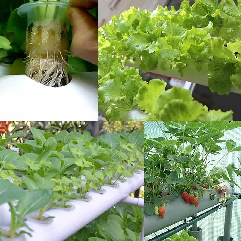 Garden Irrigation Hydroponics Pot Grow Kit Vegetable DIY Tool Growing System Hydroponics PVC Pipes