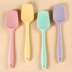 Cream Cake Silicone Baking Spatula Scraper Non-stick Kitchen Butter Pastry Blenders Salad Mixer Batter Pies Cooking Tools