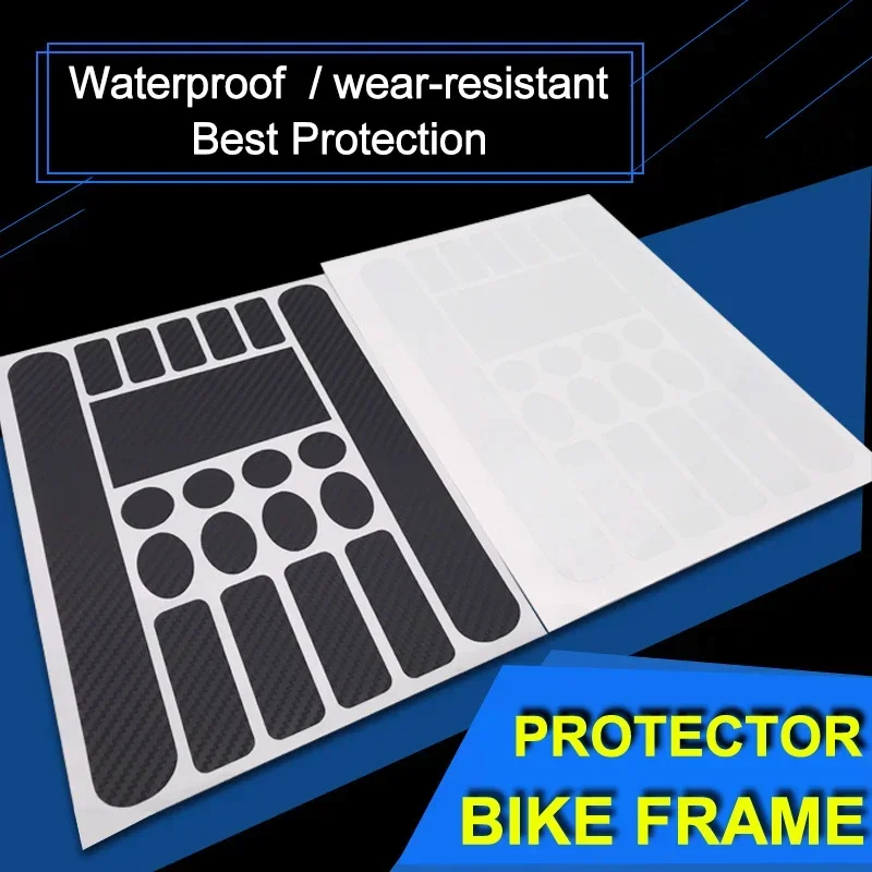 

Bicycle Sticker Chain Guard Stickers MTB Road Bike Frame Fork Anti-Rub Protection Safety Tape Film Anti-scratch Bicycle Stickers