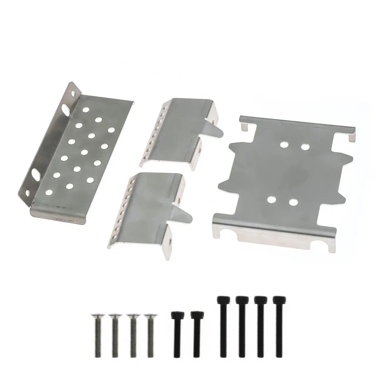 

Модель Maker CK5811 Wrangler 1/7 RC Альпинистская тележка Набор бронеров шасси из нержавеющей стали 304