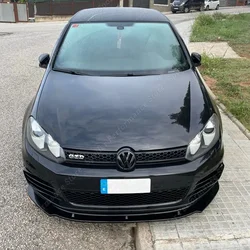 for Volkswagen VW Golf 6 MK6 GTI GTD Front Bumper Lip Spoiler Splitter Diffuser 2009 2010 2011 2012 2013 Bodykits Tuning Gloss