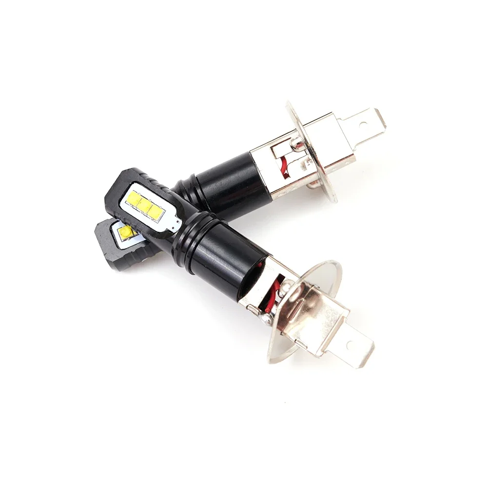 

Fog Headlight bulb H1 Kit LED Light Super Bright WHITE 2pcs Bulbs CSP Pair 6000K 8000LM Brand new High quality