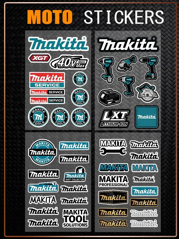 

For MAKITA Universal Waterproof Reflective Decorative Decals Scratch Hide For Car Motorcycle Helmet Water Cup Fridge