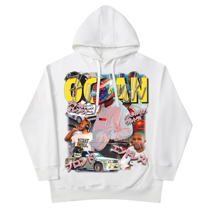 

2024 Popular New Style Vintage Portrait Hip Hop Print Long-sleeved American Hoodie The Current International Best-selling Cotton