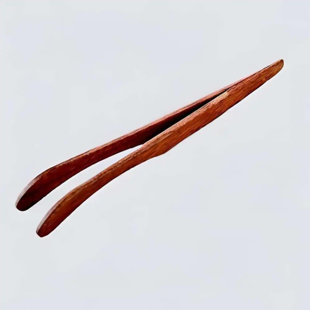 Chinese Traditional Bamboo Tea Tongs Retro Style Handcrafted Kung Fu Tea Clip Anti Scald Teacup Holder Daily Tool