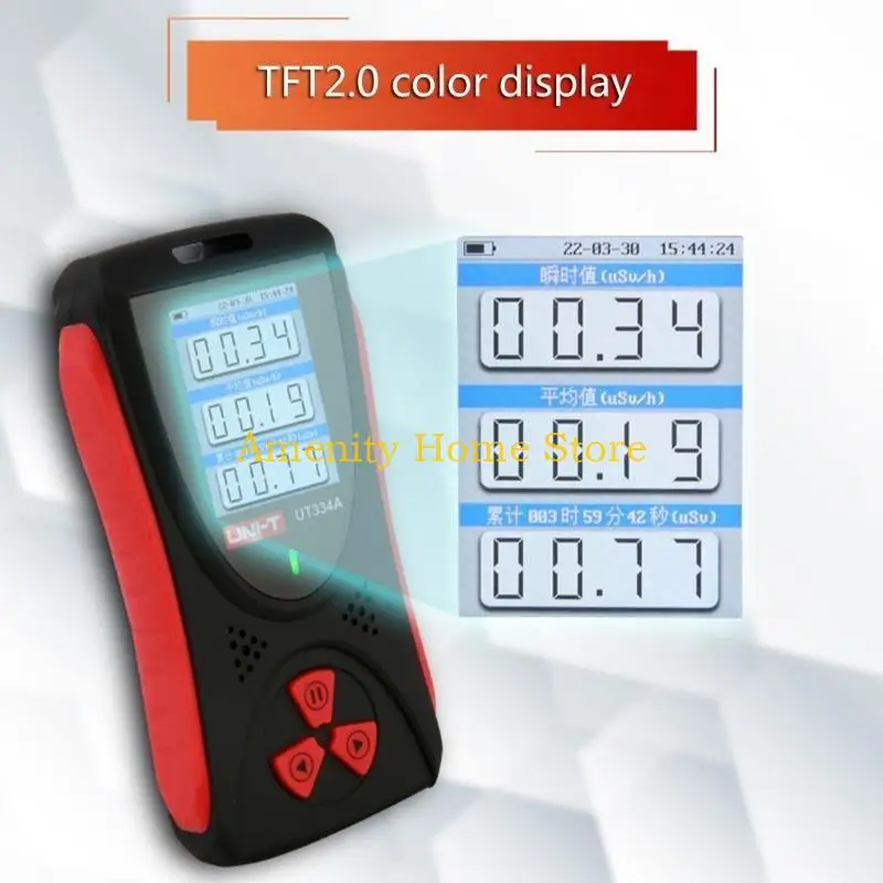 F26C Profesi Akurasi Detektor Radioaktif Meter Tester Dosimeter Geigers Kontra Detektor Radiasi Nuklir Alarm Dosis