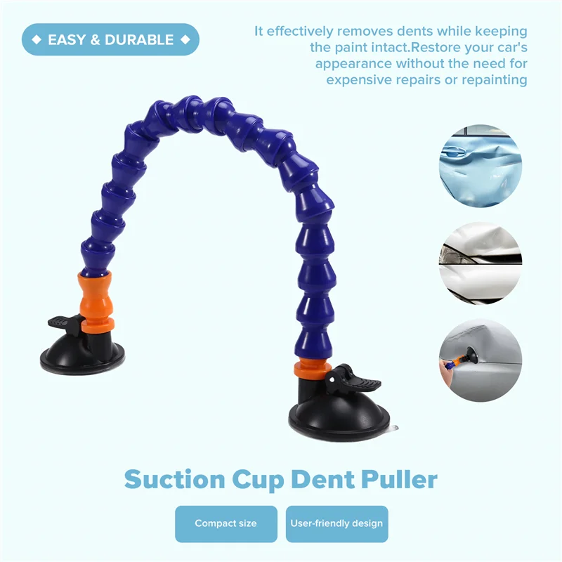 B17C Auto Depression Repair Tool Double Side Suction Cup Light Load Universal Joint Elbow Pit Dent Detection
