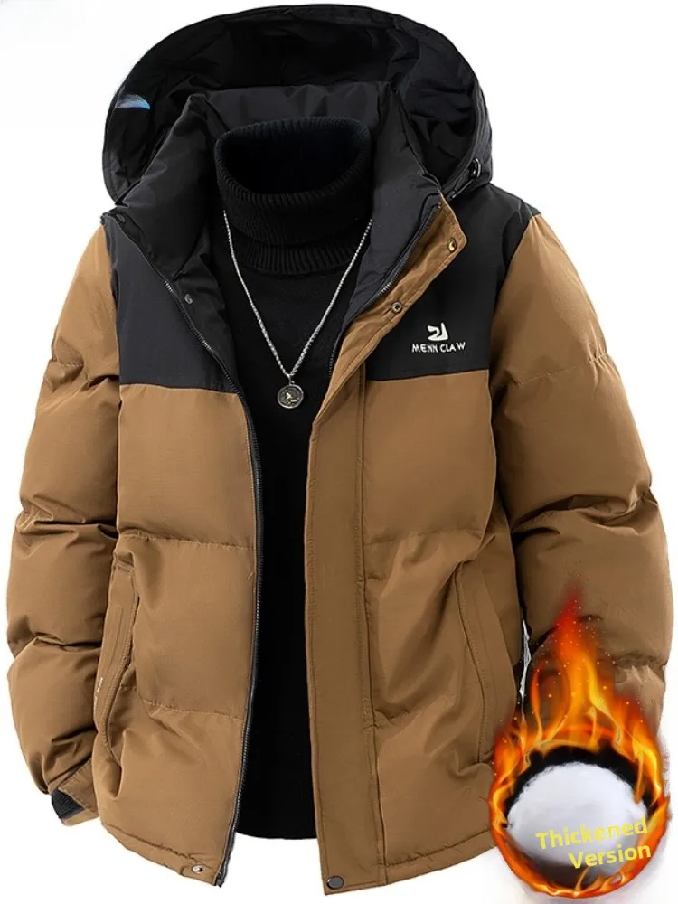 

Мужская зимняя хлопковая куртка Paul с капюшоном, утепленная, для активного отдыха, теплая, удлиненная, на молнии, для среднего возраста