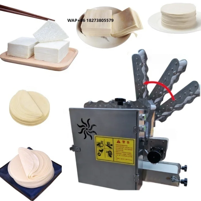 High Productivity Commercial Tabletop Automatic Disc Dumpling Dough Roller Empanadas Gyoza Pizza Wrapper Making Machine