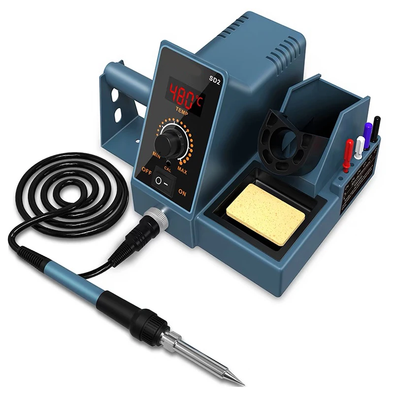 

SD1 Electric Soldering Iron Constant Temperature Soldering Station Adjustable Temperature Household Repair Welding Tool Set