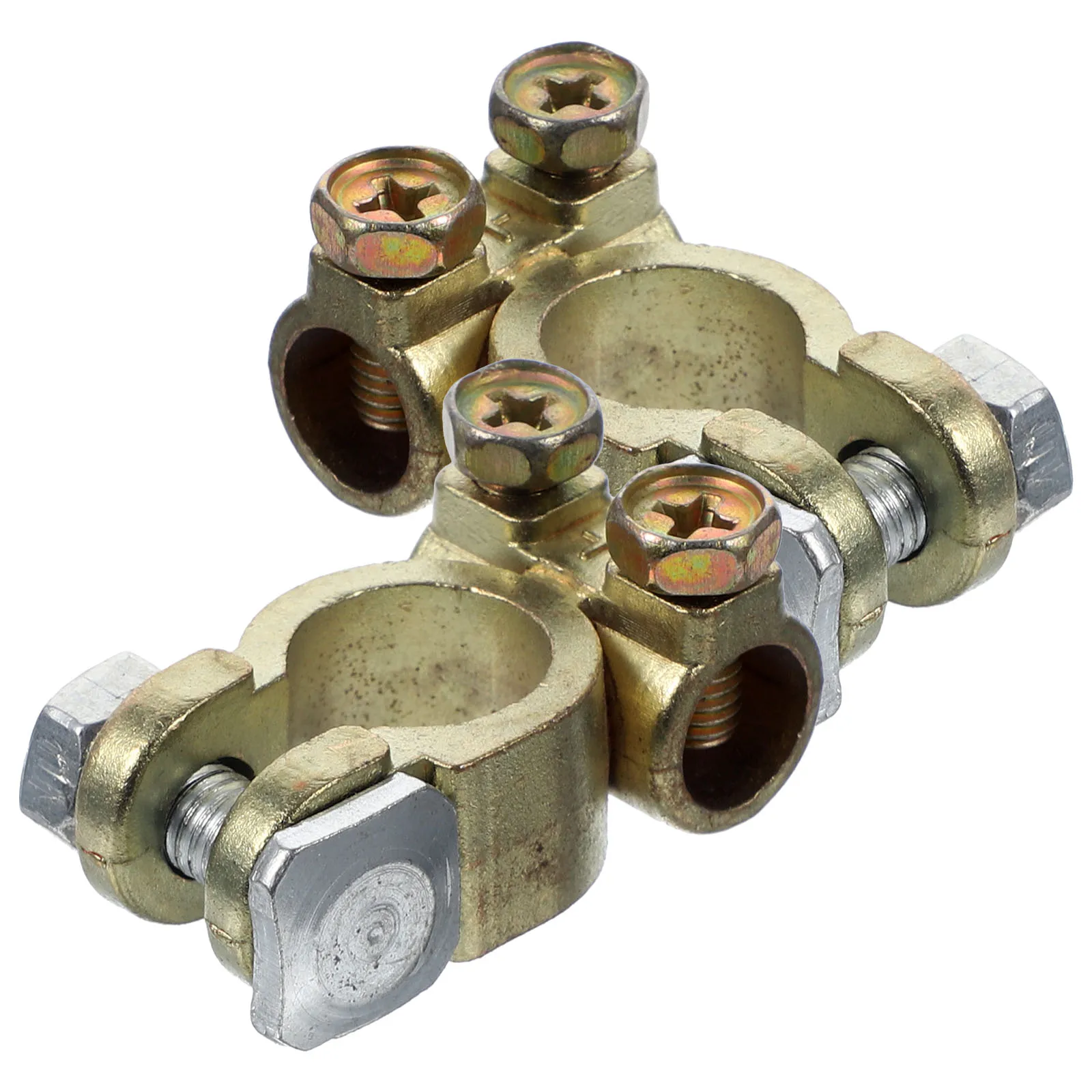 

2pcs Car Terminal Clamp Connector Auto Cable Terminal For Truck Corrosion Resistant Durable Easy Installation