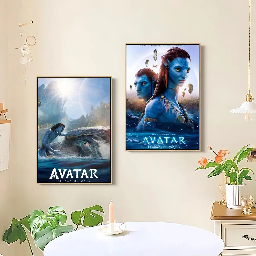 A-Avatar T-The Way of W-Waters Poster HD art sticky wall waterproof home living room bedroom bar aesthetic decoration