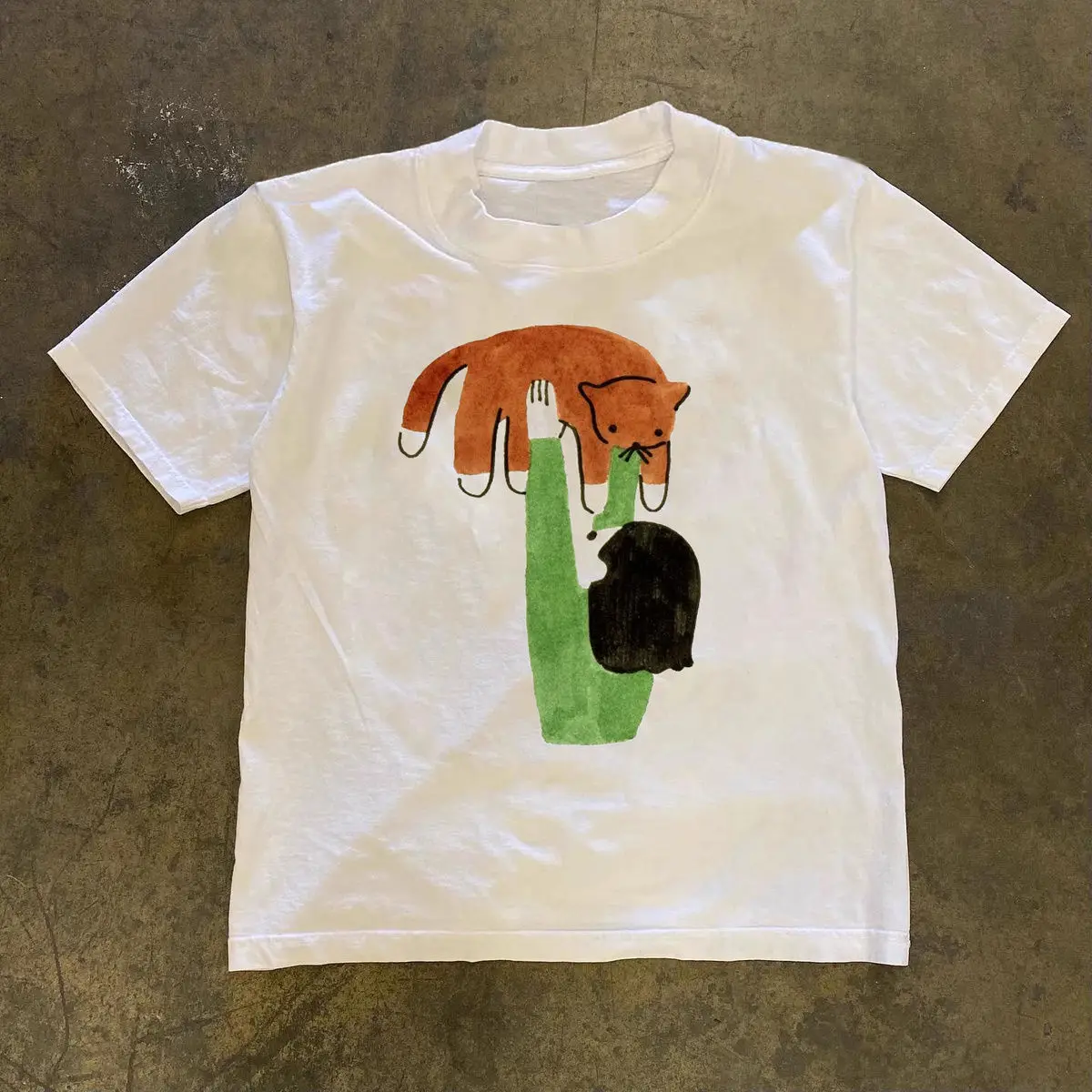 تي شيرت À Manches Courtes En Coton Imprimé Amusant De Marque Americaine Pour Hommes Et Femmes