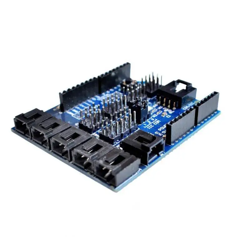 New Sensor Shield V4.0 digital module  UNO Mega 2560 Duemilanove AVR Electronic building block special sensor expansion board V4