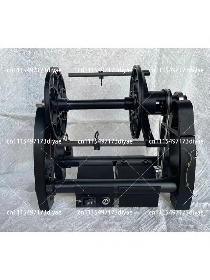 12V Adjustable Speed Micro Electric Spinning Wheel with Digital Display for Wool Fiber Cotton Yarn Twisting