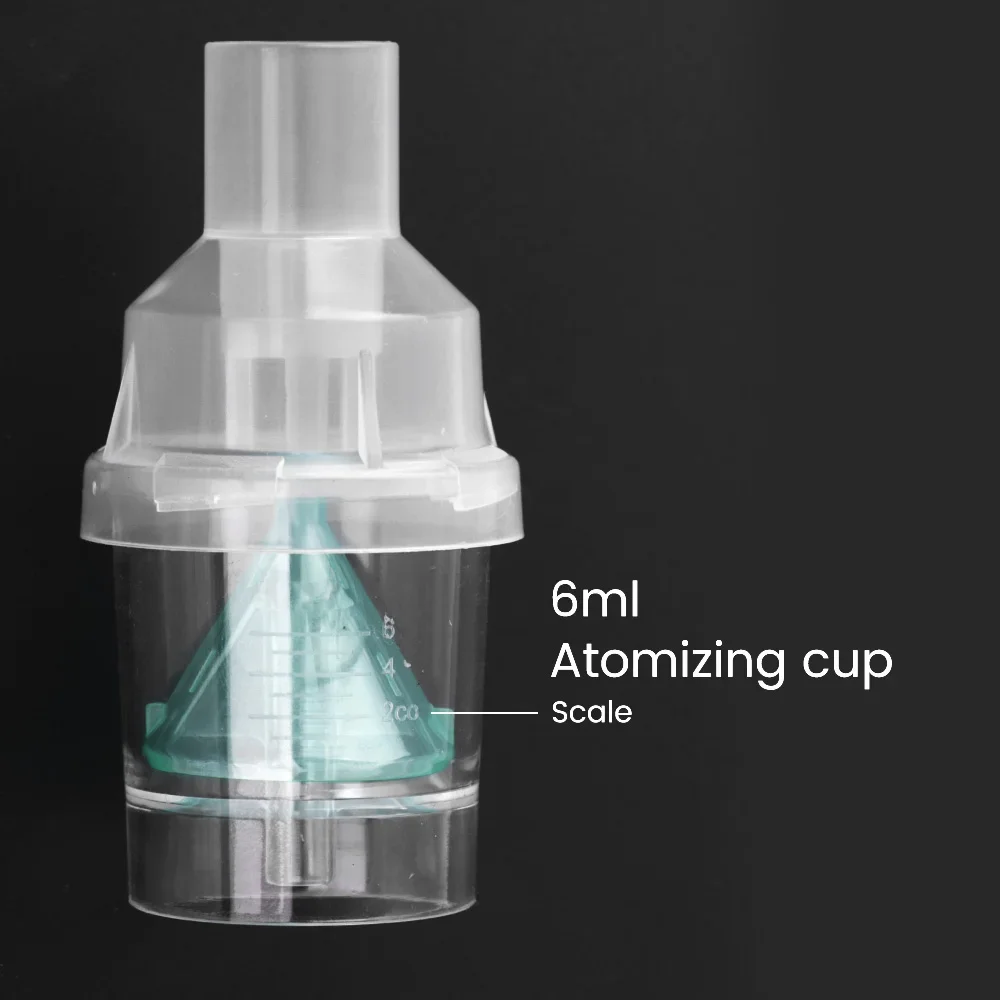 6ML Medicine Atomized Cup Health Care Inhale Nebulizer Nebulizader Children Adult Automizer Tank Cup Sprayer  Aerosol Tank