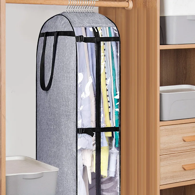 Wardrobe Hanging Clothing Save Space Large Capacity Suit Coat Dust Cover Home Storage Bag Pouch Case Organizer