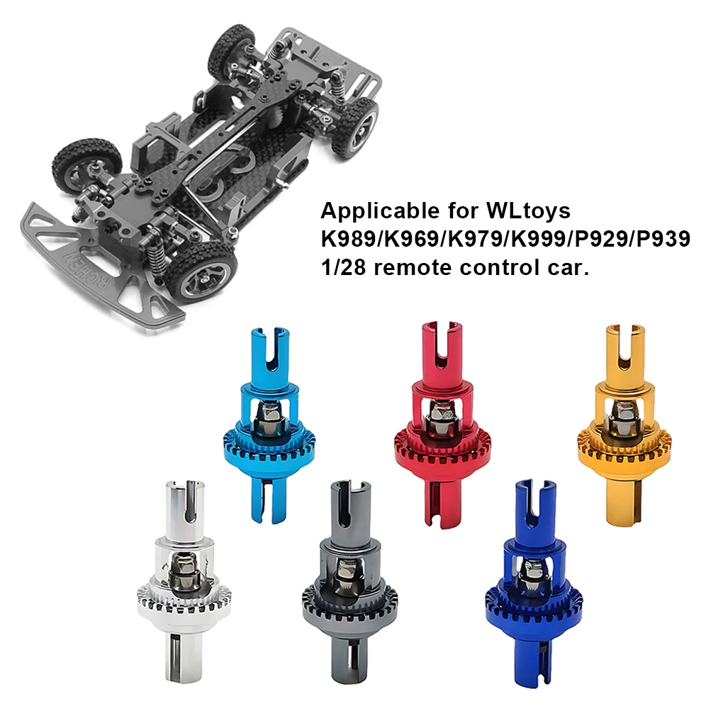 

For Wltoys K969 K979 K989 K999 P929 P939 Upgrade AluminumDifferential Box K989-26 1/28 Scare RC Adjustable Ball Differential