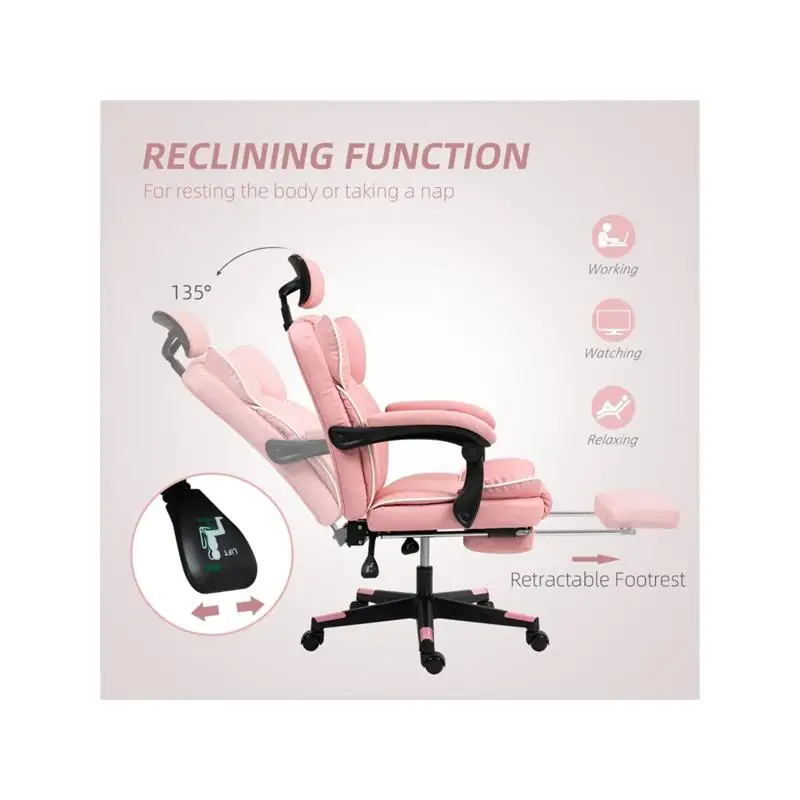 كرسي تدليك مكتبي بتصميم مريح وميزات قابلة للتعديل للراحة والدعم