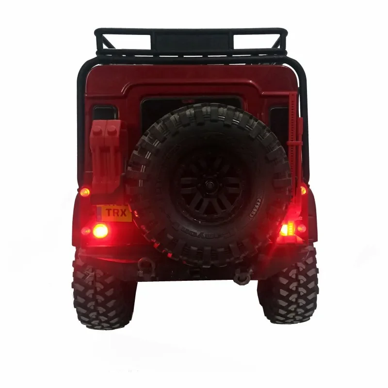 Led Front back control IC light group kit Chassis searchlight Warning lights For 1/10 RC Crawler Car Traxxas TRX4 Defender Parts