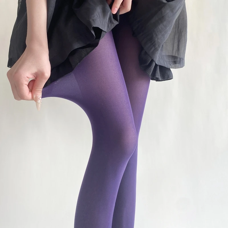 Meia-calça Feminina de Veludo Sólido para Primavera/Outono, Legging Super Elástica e Macia para Meninas, Meia-calça Sexy para Mulheres