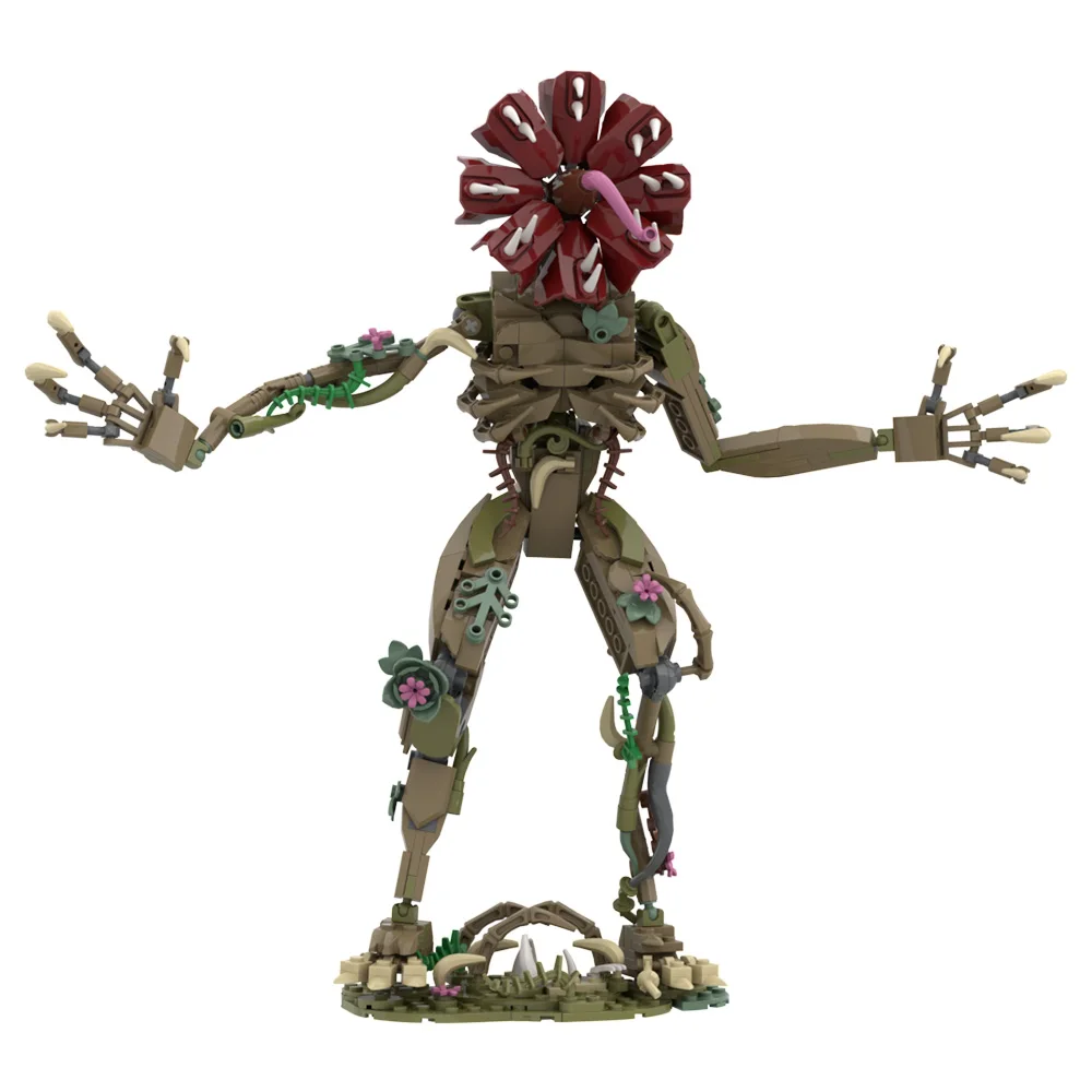 

MOC Strangered Things TV Demogorgon Figure Model Building Blocks Horror Monster Long Tentacles Animal Bricks Toy Halloween Gift