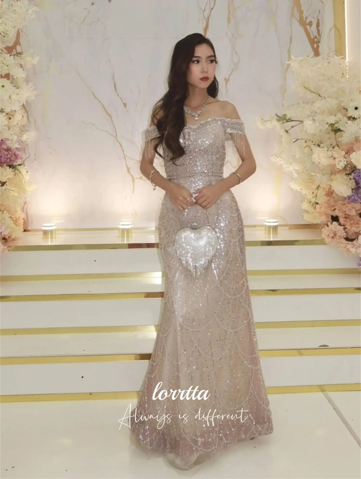 Lorrtta Vestido de fiesta personalizado Vestido de cumpleaños Vestidos de noche para ocasiones especiales Vestidos de fiesta de sirena Vestidos de noche Fiesta