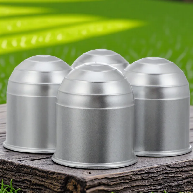 

4Pcs Trailer Coupling Protective Covers Locking Ring Towing Hitch Caps Universal Towing Hitch Protective Cap Trailer Ball Head