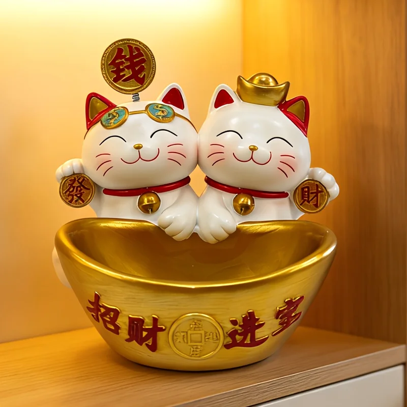 1Pc Lucky Cat Figur…
