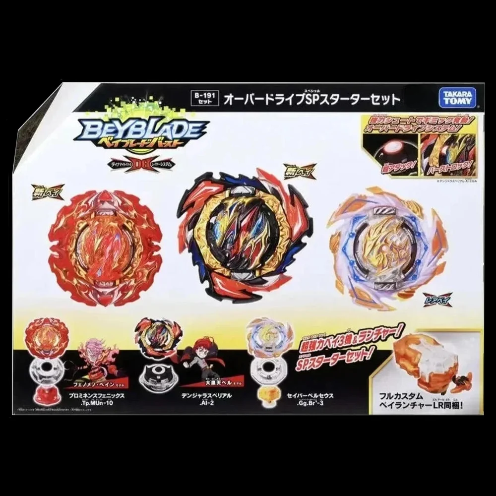 

Оригинальный стартовый набор Takara Tomy BEY Burst DB B-191 Overdrive Special BLADE