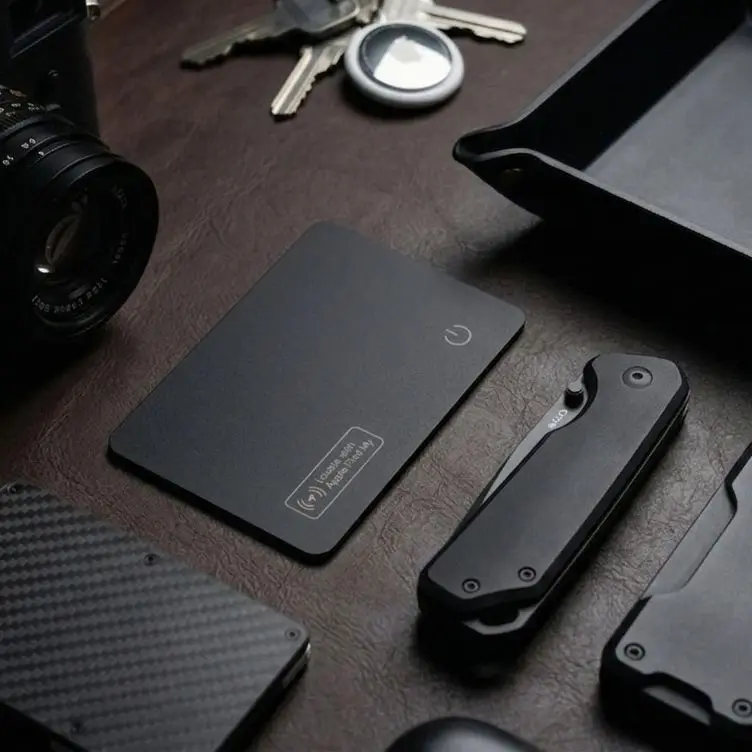 

Wireless charging tracking location wallet tracker card GPS locator smart tag for iphone device find my air card tag replacement