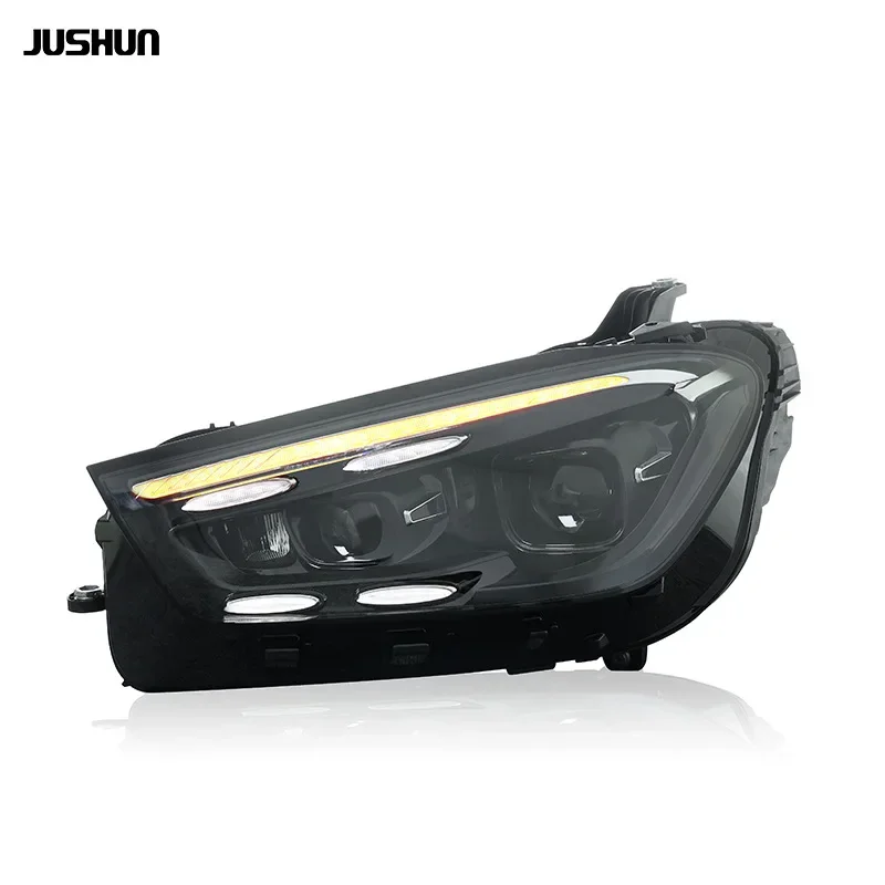 Suitable for 20-24 GLE headlight assembly modified W167 high-end LED daytime running light steering lens light