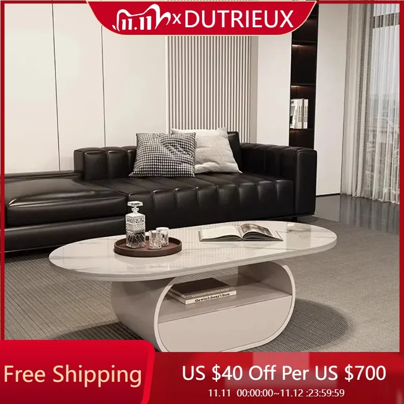 

Lounge Nordic Coffee Table Luxury Storage Design Modern Relaxing Coffee Table Minimalist Beauty Kaffee Tische Home Products