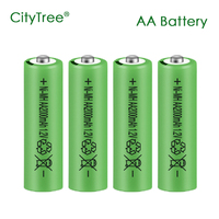 AA Battery Rechargeable 1.2V Ni-MH Battery 2000mAh 2A Ni MH AA Batteries for Clock Toys Flashlight