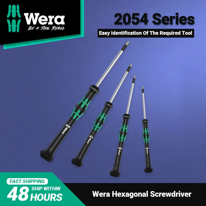 WERA Hexagonal Screwdriver Driver High Quality Materials and Long Service Life Precision Craftsmanship