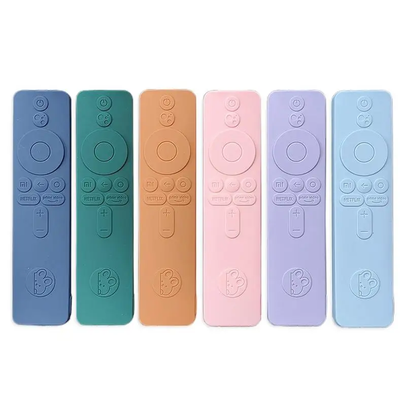 1pc Covers for Xiaomi Mi TV Box S Wifi Remote Control Case Silicone Shockproof Protector for Mi TV Stick 1080P/4K