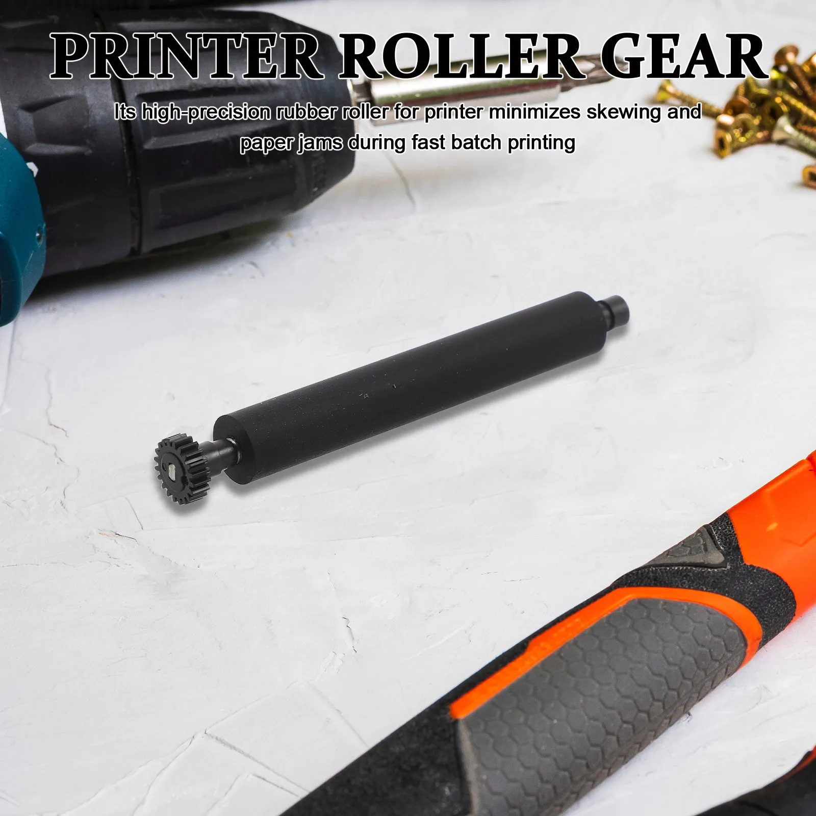 Replacement Thermal Printer Accessories For Store Cashier Roller 5inch 21-Tooth Gear Paper Pos Terminals Label