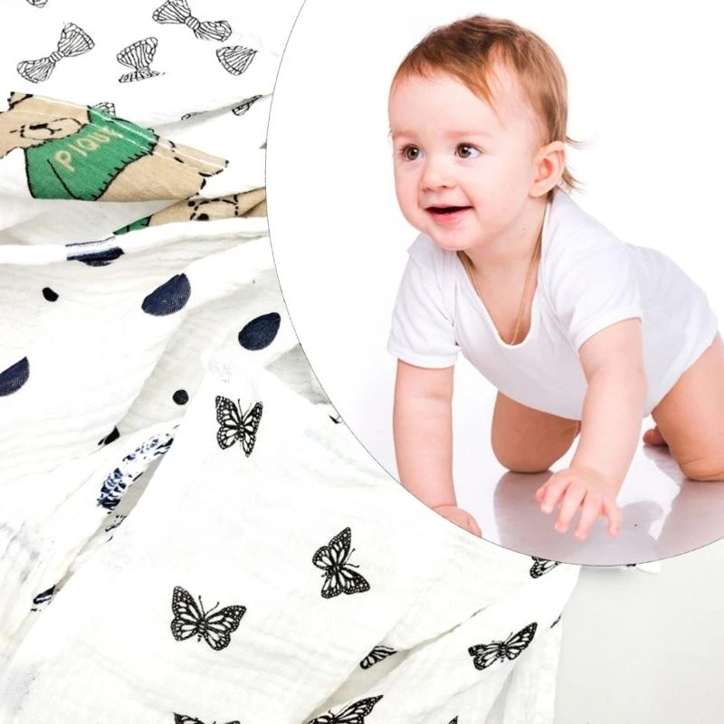 

J15U детское полотенце, защитное одеяло, муслиновый носовой платок, детский нагрудник для прорезывания зубов, ткань для отрыжки