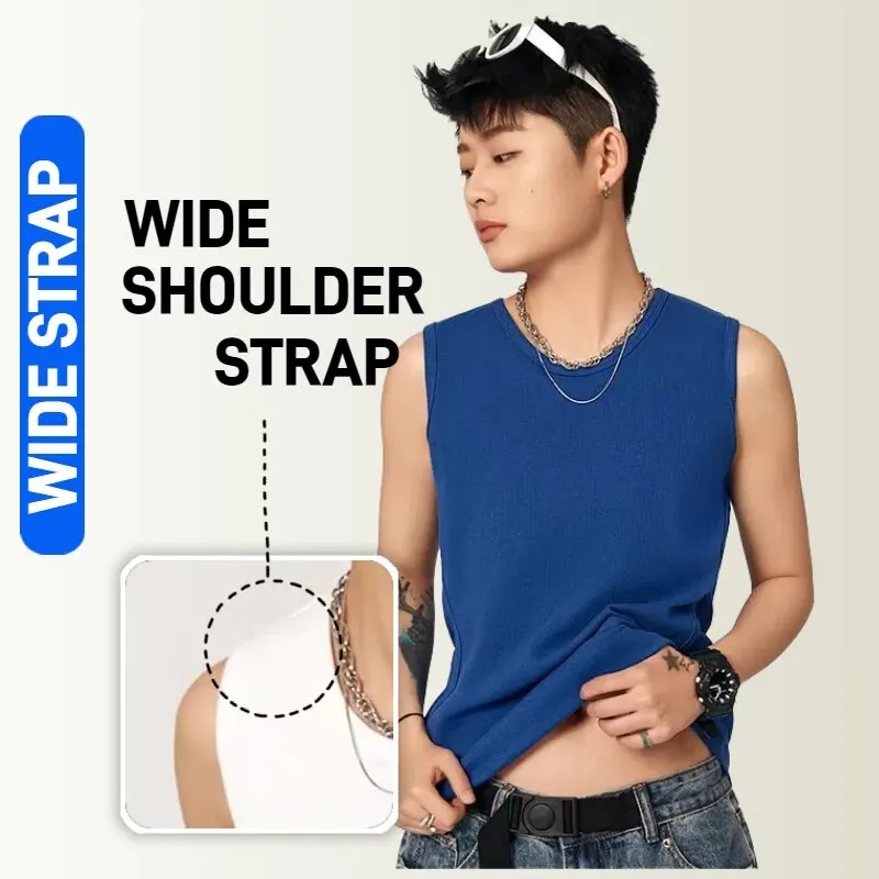 Chest Binder Vest Top Binder Chest Side Buckle Binder Corsets Front Bandage Vest Tank Breast Binder Cotton Material