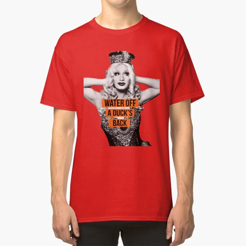 Jinx T - Shirt Water Off A Ducks Back Jinkx Monsoon Rupauls Drag Race   Winner Drag Queen  oversized t shirt