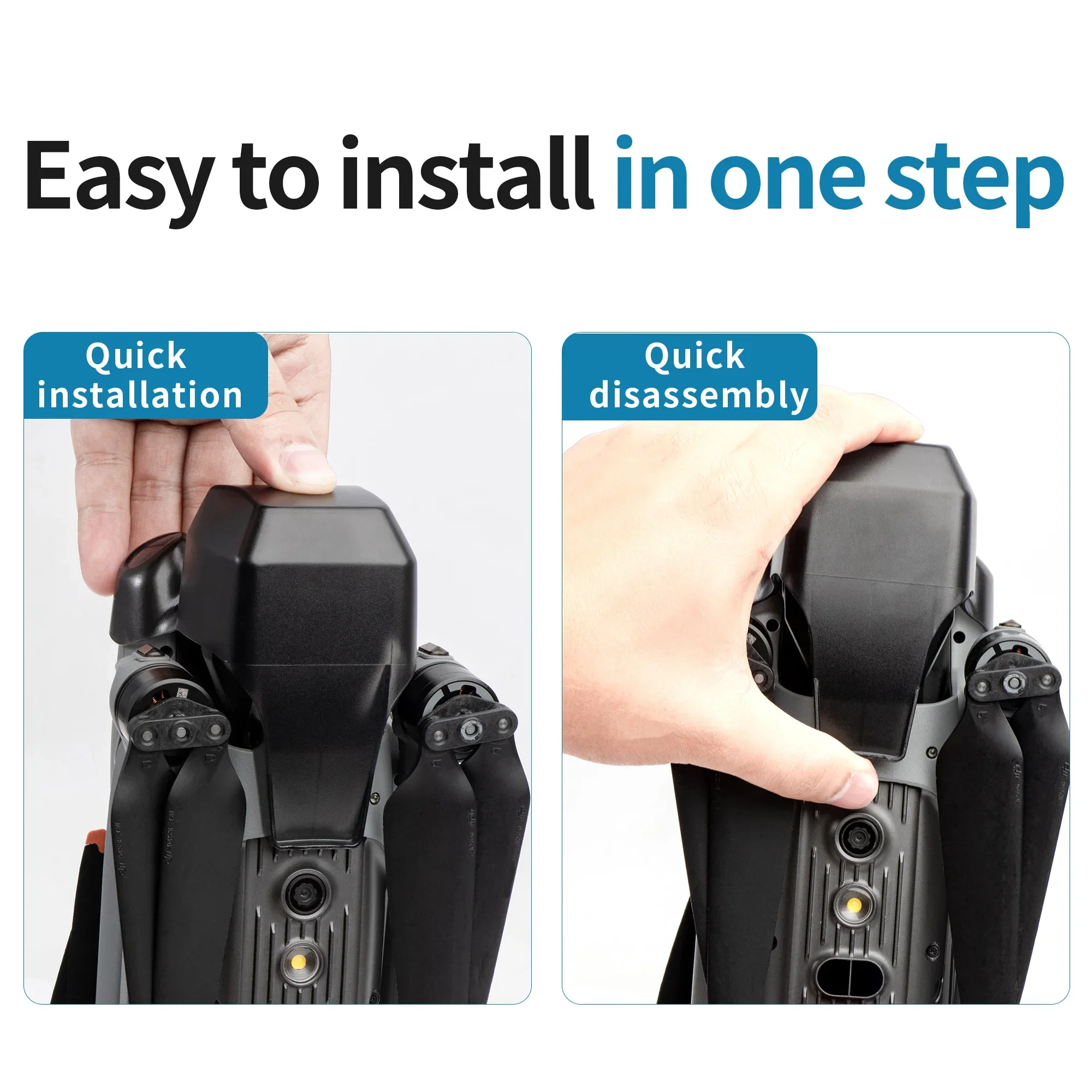 Protector de cubierta de lente Powerwin para DJI Air 3 Les Cap, cubierta de bloqueo de cardán, cubierta de cámara para accesorios de Dron DJI Air 3