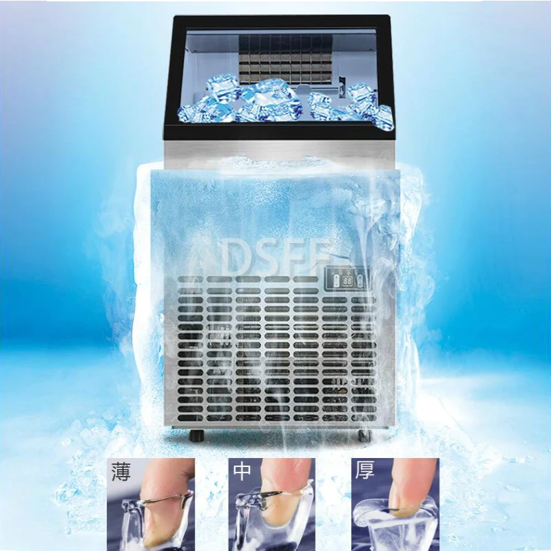 Restaurant And Bar Commercial Electric Ice Maker With Vertical Connection To Tap Water Ice Maker