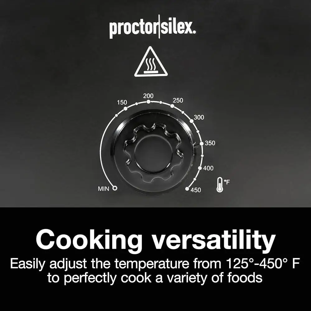 فرن شواء كهربائي سعة 18 لترًا، قابل للتعديل للتحكم في درجة الحرارة، غطاء ذاتي التغطية، وعاء قابل للإزالة، رف طبخ بسعة كبيرة رطبة