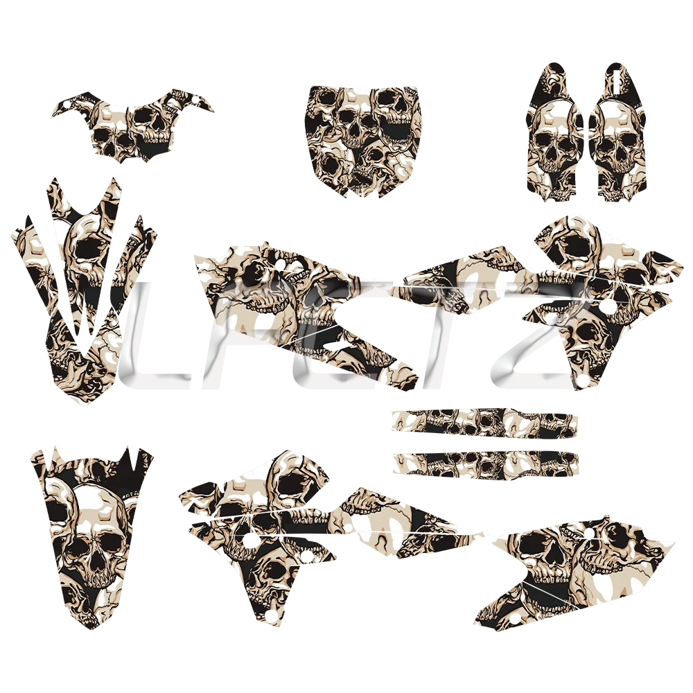 Graphics Decals Stickers Kits Fit for Yamaha YZ 250F 2014-2018 YZ450F 2014-2017 2016 2015 YZF250 YZF 450 Motorcycle Background