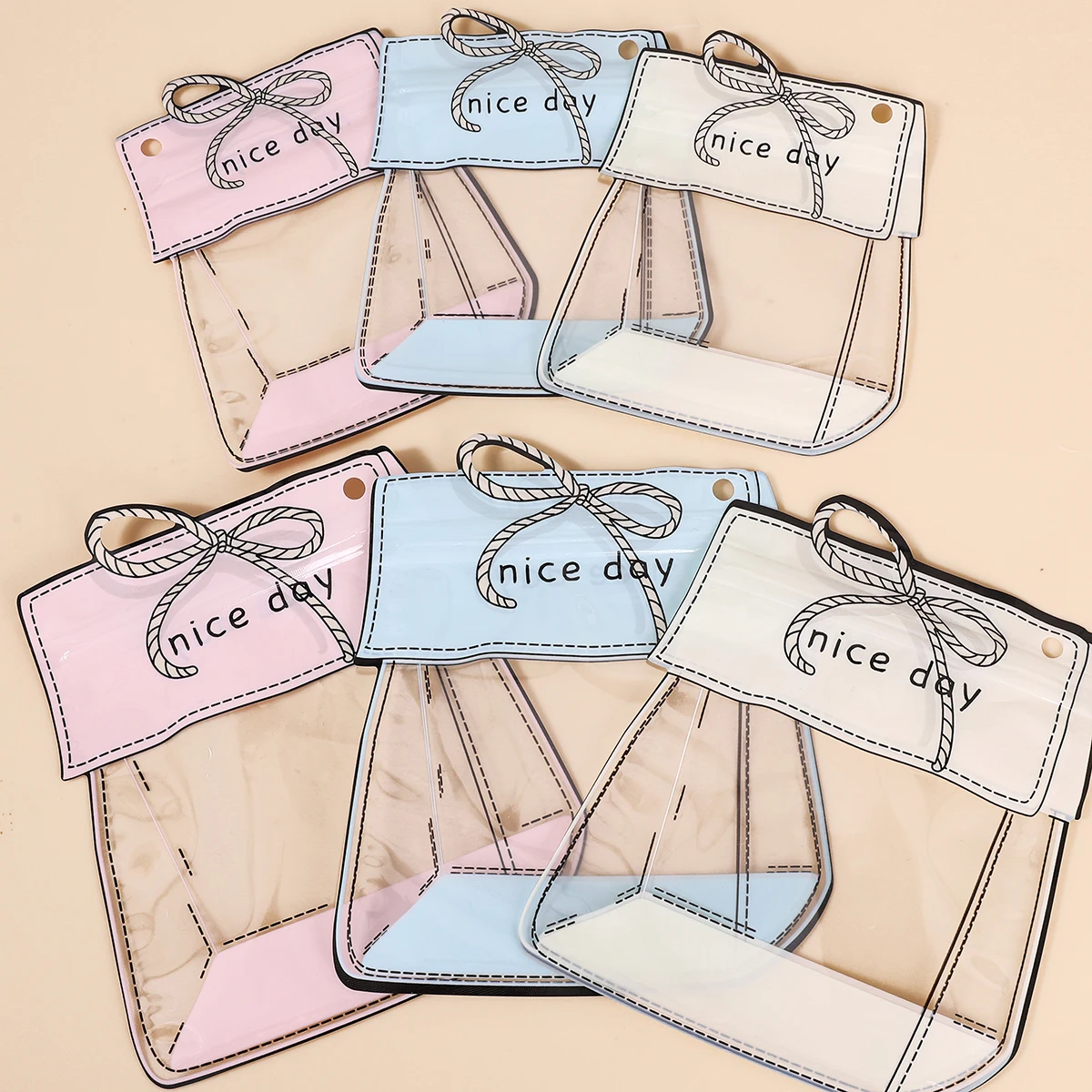 10Pcs New Plastic Alien Self Sealing Bag Dustproof Transparent Zip Lock Bags With Hanging Holes, Reclosable Jewelry Display Bag