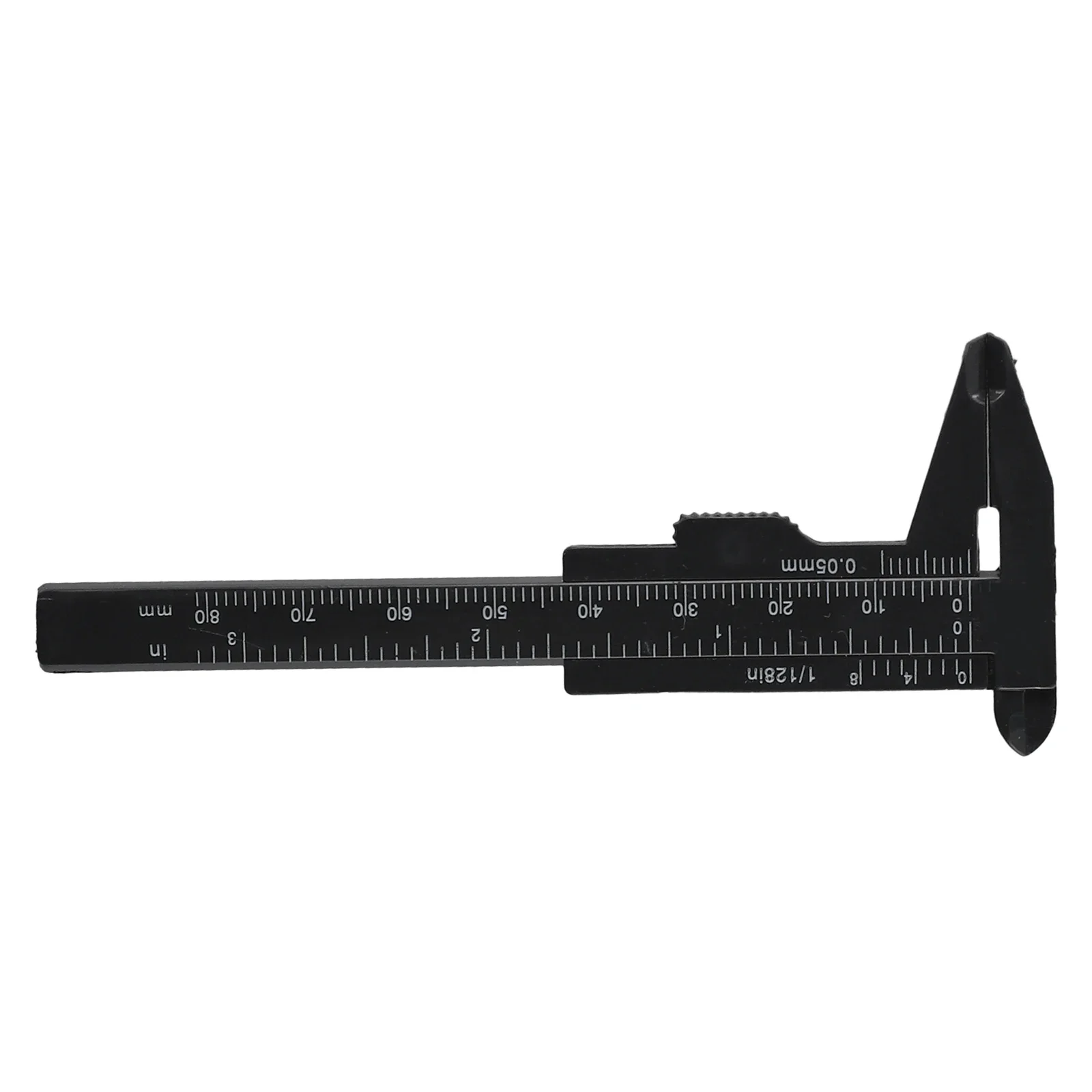 Gauge Measurement Vernier Caliper Mini Multi Function Plastic Ruler 0-80mm Attachments Double Rule Double Scale
