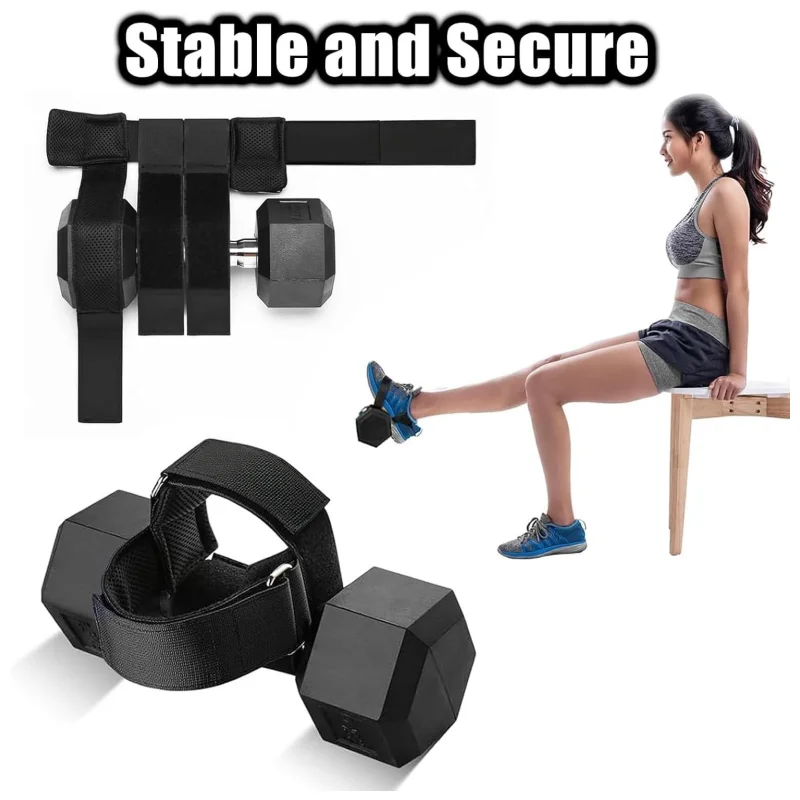 Dumbbell Foot Attachment for Leg & Tibialis Strength Training Dumbbell Lower-Body Trainer for Tib Raises, Leg Curls, Extensions